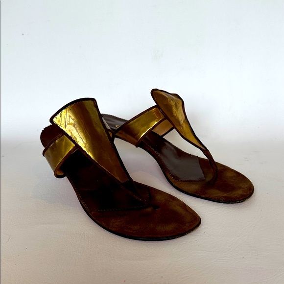 Christian Louboutin metal thong heel sandal - Picture 2 of 13